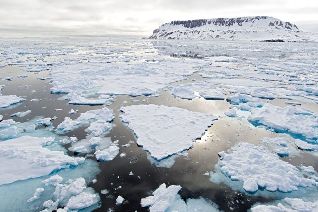 Reflective Sand Grains at the Rescue of the Arctic Sea Ice