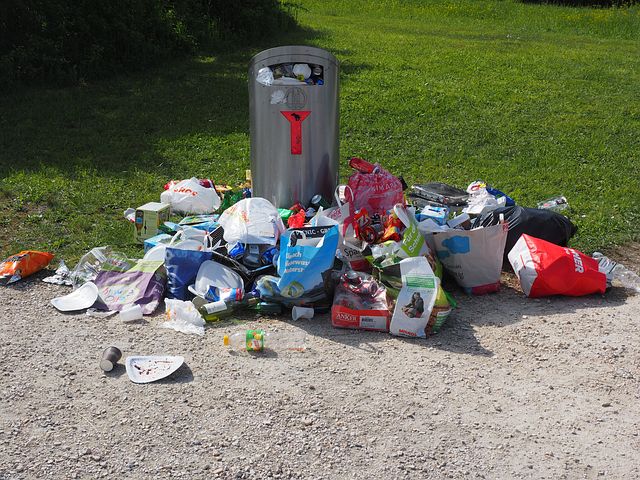 garbage can